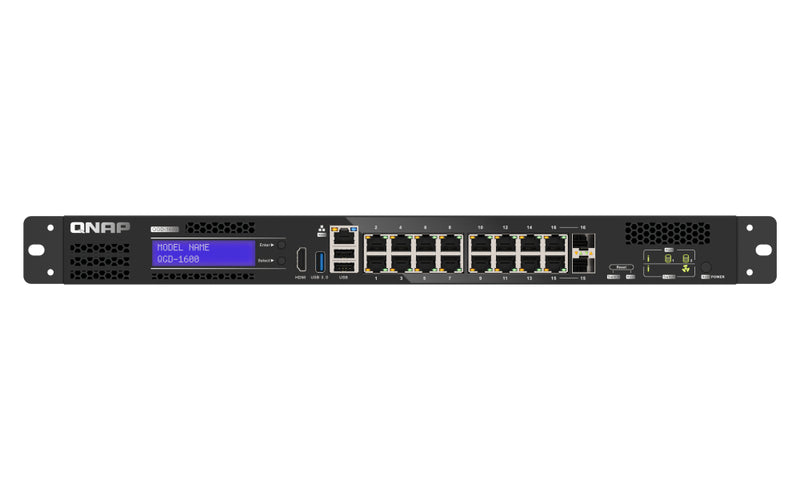 QNAP Netzwerk-Switch – 16 Anschlüsse, PoE-Unterstützung