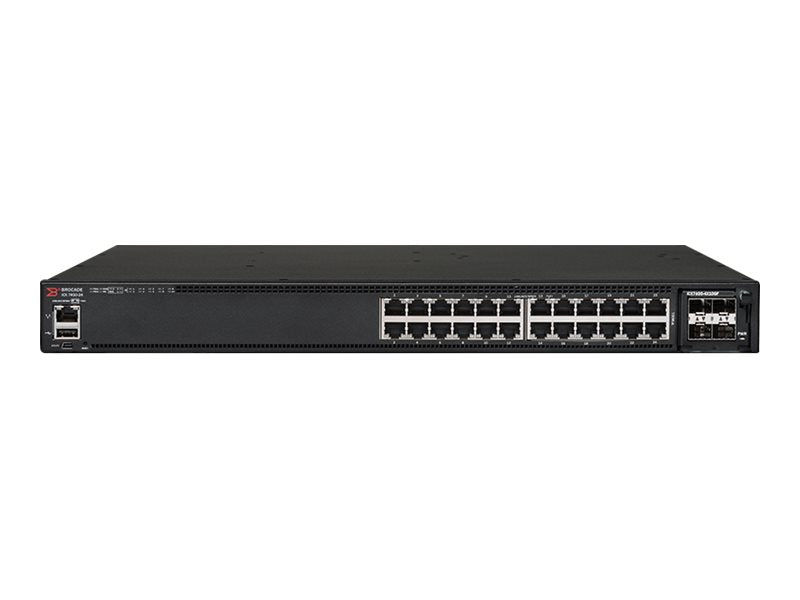 Ruckus Wireless Netzwerkswitch – 24 Anschlüsse, 1 GbE, 4x10G Uplink