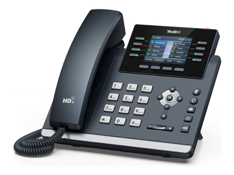 Yealink SIP-T44U VoIP-Telefon – Einfaches Anrufen, HD-Klang