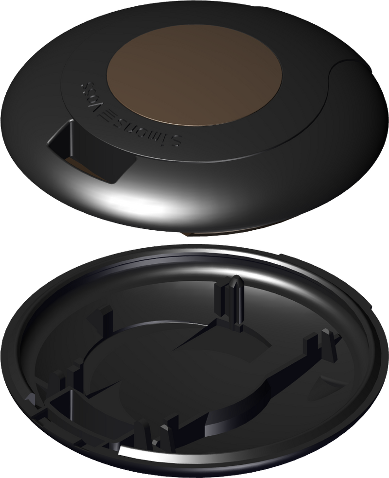SimonsVoss Transpondergehäuse – 5er Set, braun