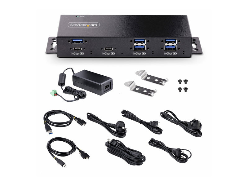 Startech.com 7-Port USB-C Hub – 10 Gbps, robustes Metallgehäuse
