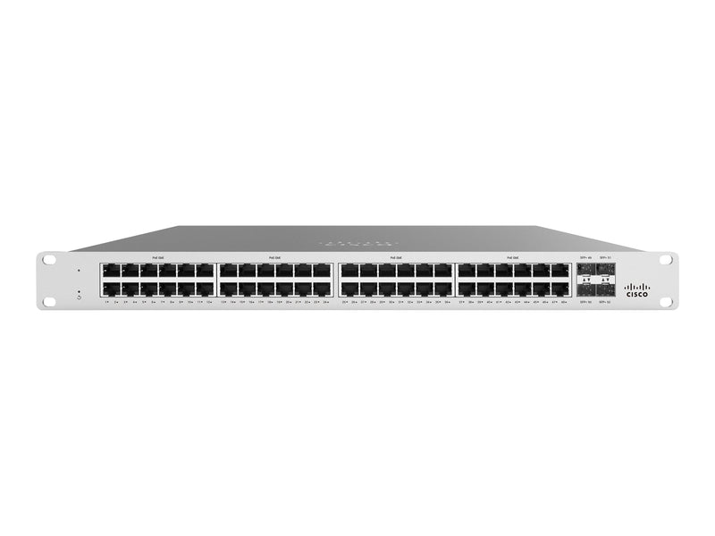 Cisco Meraki Switch – 48 Anschlüsse, Cloud-Management