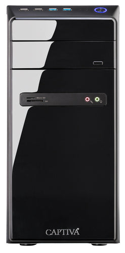 Captiva Desktop-PC – leistungsstark, 16 GB RAM, 500 GB SSD