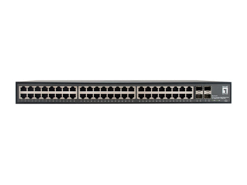 LEVELONE Netzwerk-Switch – 48 Ports, 10 Gb SFP+