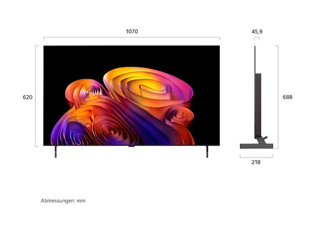 LG 48" OLED-Fernseher – 4K-Auflösung, Smart TV