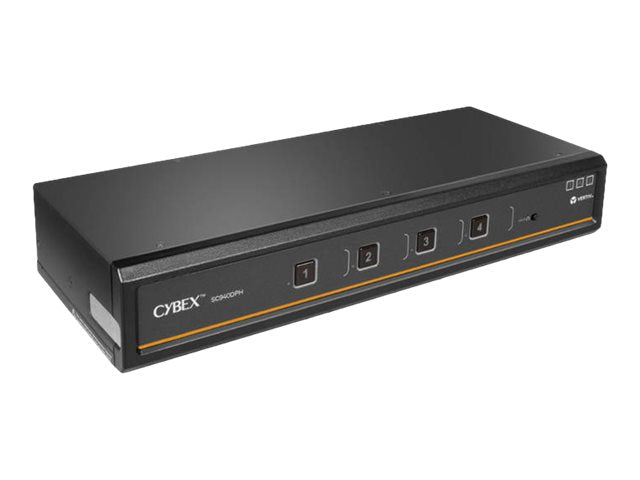 Vertiv KVM-Switch – 4 Ports, sicheres Arbeiten mit Dual Display