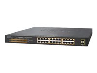 Planet Technology PoE Switch – 24 Anschlüsse, Gigabit Ethernet