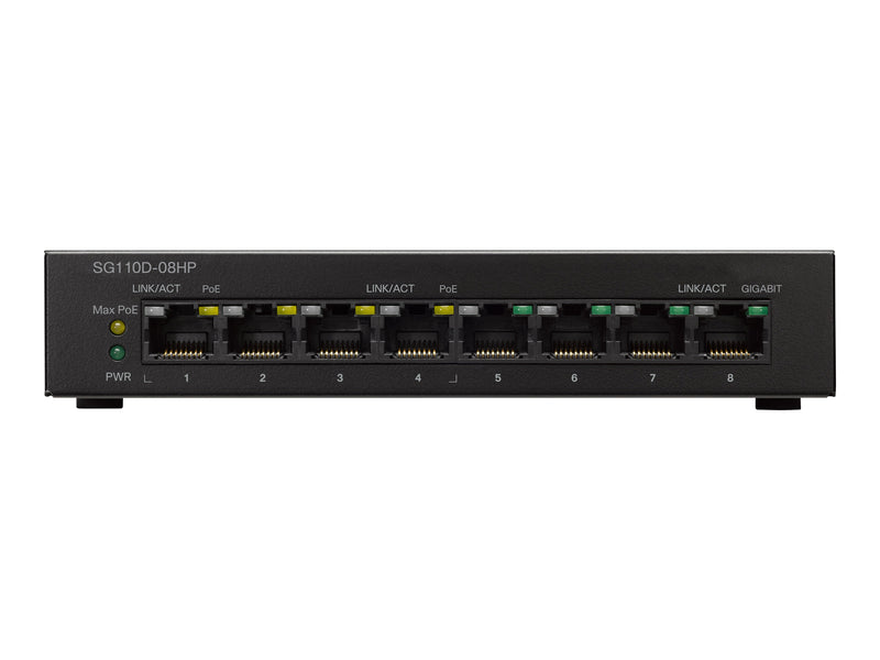 Cisco 8-Port Gigabit Switch – PoE, einfache Installation