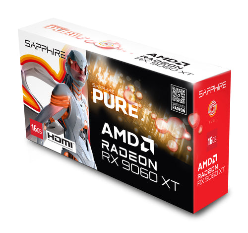SAPPHIRE Grafikkarte – Radeon RX 9060 XT, 16 GB für 8K-Auflösung