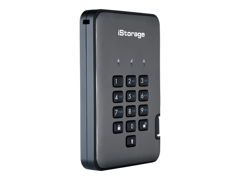 iStorage Externe SSD – 256 GB, sichere PIN-Verschlüsselung
