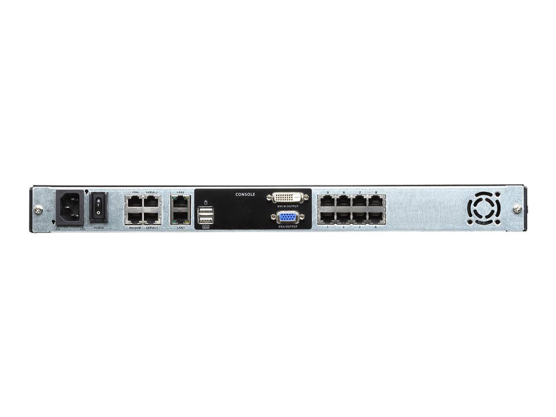ATEN 19" KVM-Konsole – 8-Port Switch, platzsparend