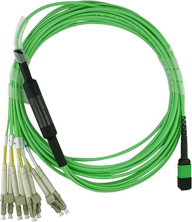 Cbo LWL MTP/4xLC Kabel – 10 Meter, OM5 Glasfaser
