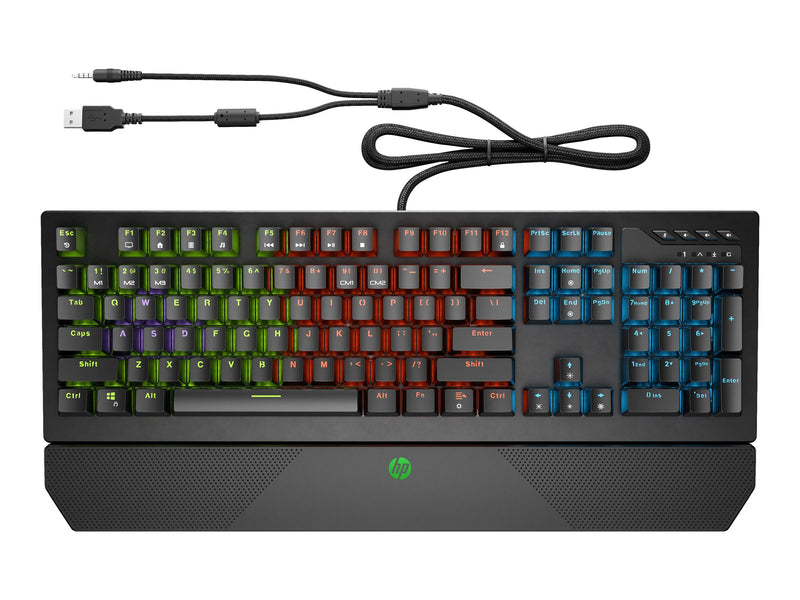 HP Gaming-Tastatur – Beleuchtet & komfortabel für lange Sessions
