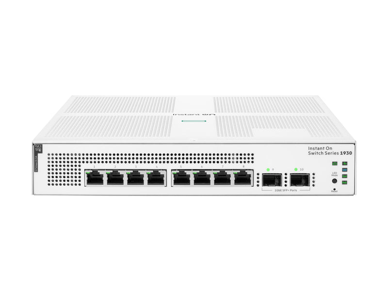 HP Netzwerk-Switch – 8 Anschlüsse, PoE+ Unterstützung