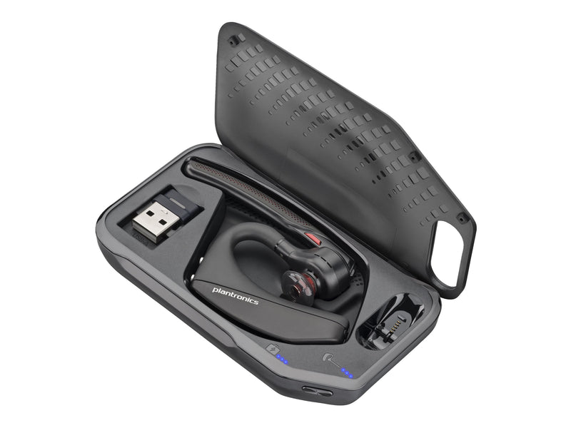 HP Poly Voyager 5200 UC Headset – Flexibles Bluetooth, USB-A Adapter