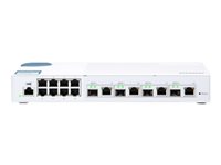 QNAP Netzwerk-Switch – 12 Anschlüsse, 10 Gigabit Ethernet