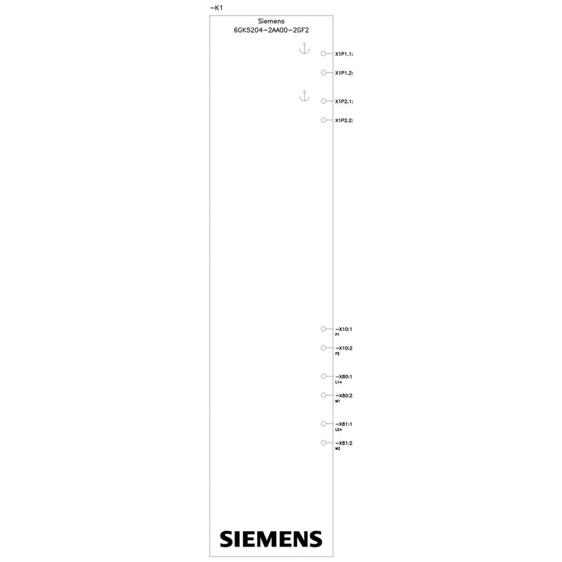 Siemens Ethernet Switch – 8 Ports, zuverlässige Netzwerkverbindung
