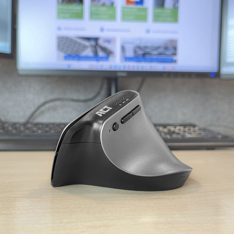 ACT Ergonomische Maus – Kabellos, für Rechtshänder