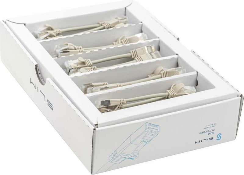 Wirewin Netzwerkkabel 50er-Pack – schlankes Design, 10 Gbit/s