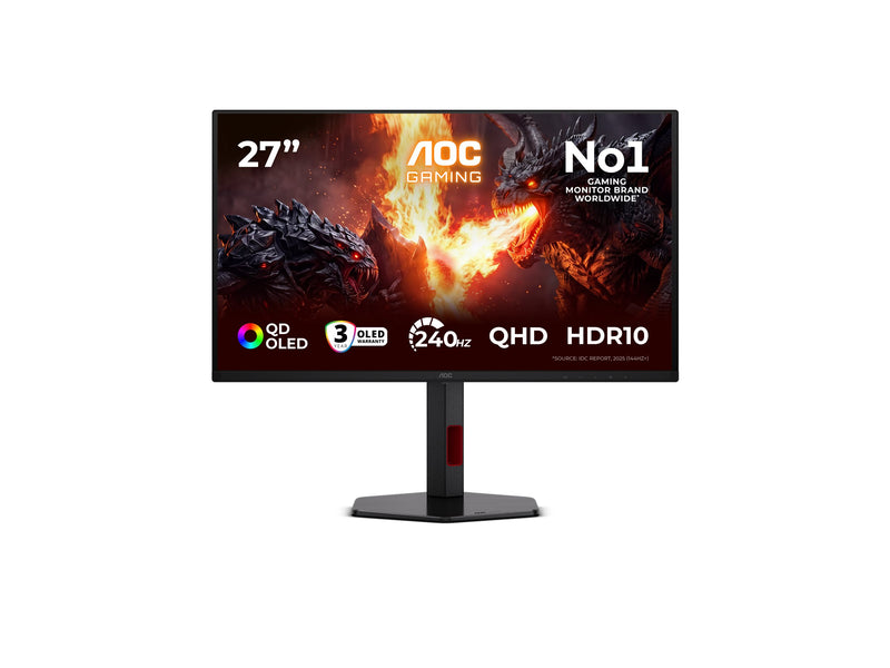 AOC 26,5" Monitor – QD-OLED, 2K-Auflösung