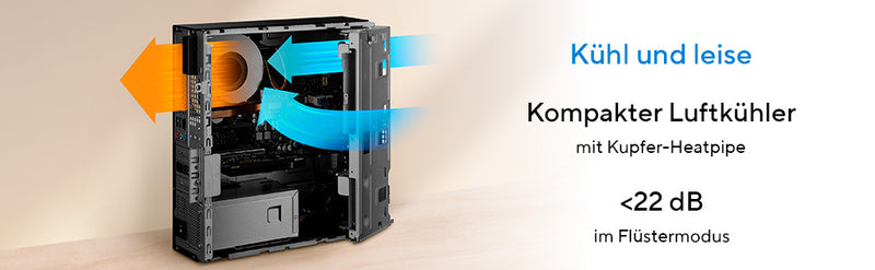 ASUS Desktop-PC – Kompakt, 16 GB RAM, 512 GB schneller Speicher