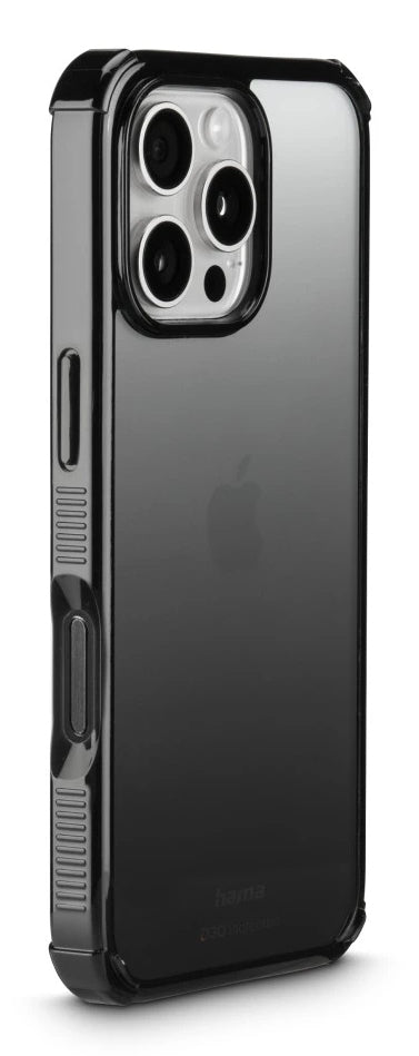 HAMA Handyhülle für iPhone 16 Pro – Robuster Schutz, Schwarz