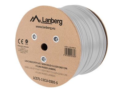 Lanberg Netzwerkkabel – 305 m, Cat 7, robustes Design