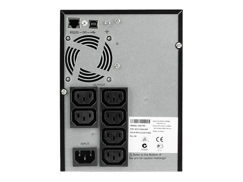 Eaton USV 5SC 750i – Stromausfallschutz, 6 Anschlüsse