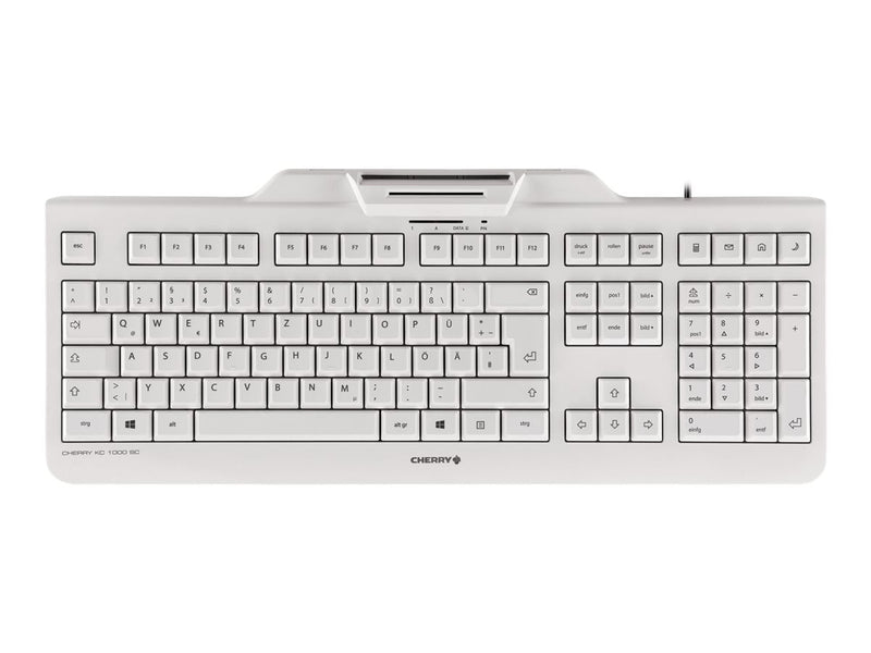 CHERRY USB-Tastatur – Mit Smart Card-Lesegerät, Pan-Nordic Layout