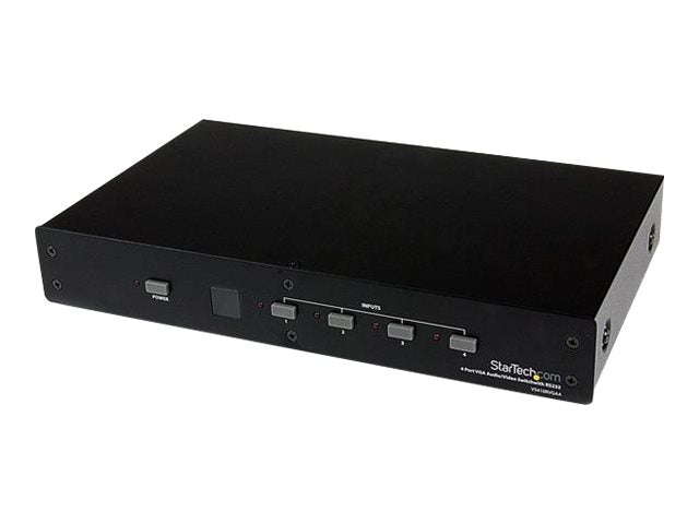 StarTech Video Switch – 4 VGA-Anschlüsse, Audio-Unterstützung