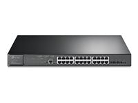 TP-Link 24-Port Netzwerk-Switch – PoE+, Gigabit, 4 SFP+ Slots