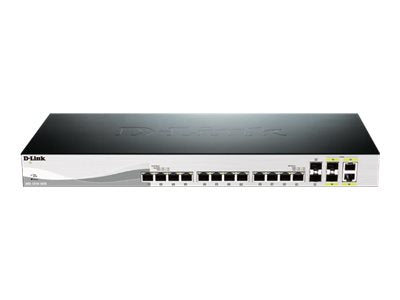 D-Link 16-Port Switch – 10G Ethernet, Smart Management