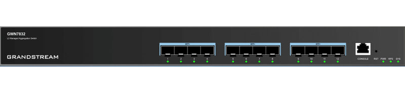 Grandstream Netzwerk-Switch – 12 Anschlüsse, hohe Geschwindigkeit