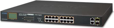 Planet Technology 16-Port Ethernet Switch – PoE+ für einfache Netzwerke