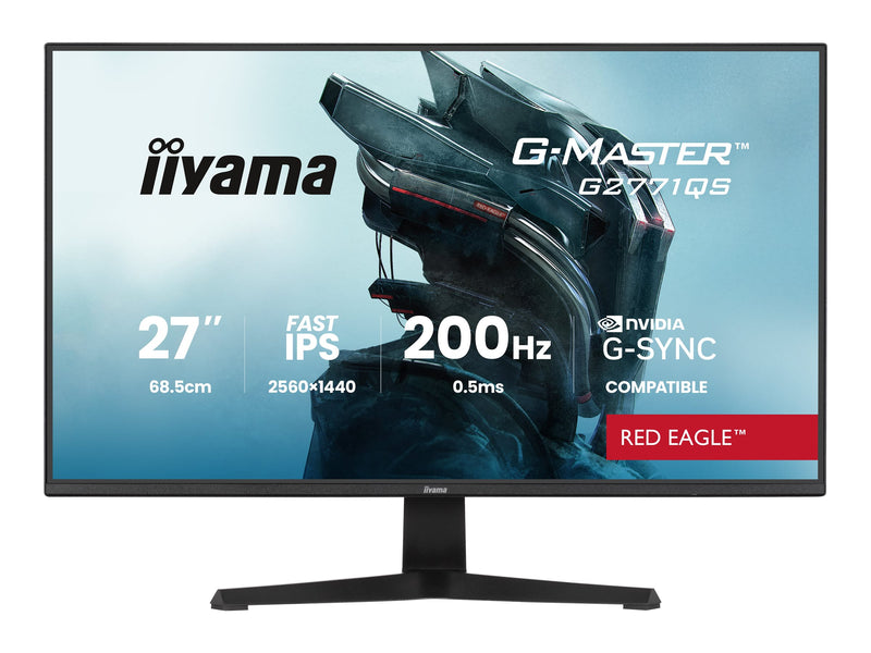 Iiyama 27" Gaming-Monitor – Schnelles 2K-Display, Lautsprecher integriert