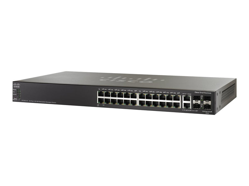 Cisco 24-Port Netzwerk-Switch – PoE, einfach stapelbar