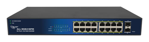 Allnet Netzwerk-Switch – 18 Ports, Power over Ethernet