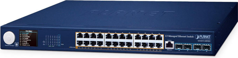 Planet Technology Netzwerk-Switch – 24 Ports, PoE-fähig