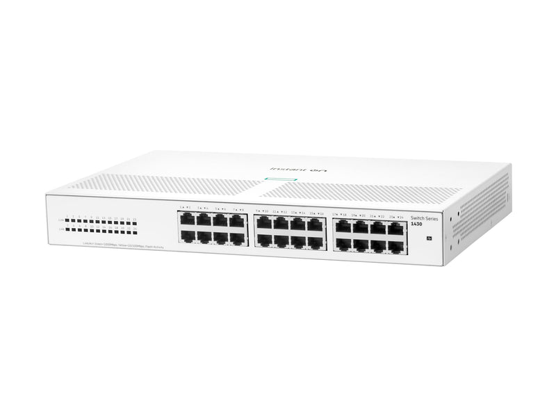 HP Enterprise 24-Port Netzwerk-Switch – Einfaches Plug-and-Play