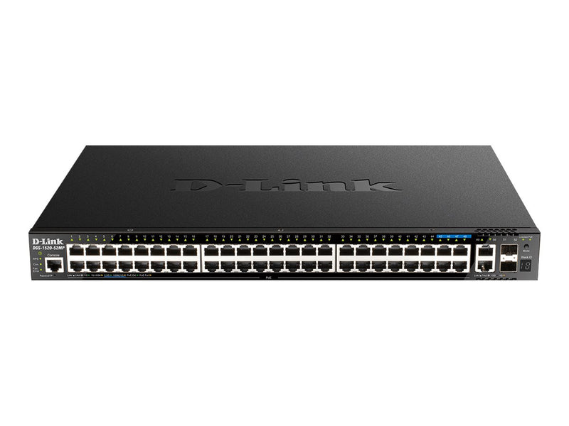 D-Link 28-Port Gigabit Switch – PoE+, stapelbar, 10G-Anschlüsse