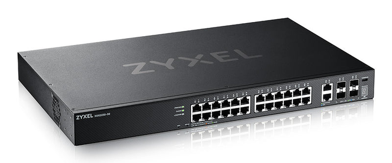 Zyxel Netzwerk-Switch – 24 Anschlüsse, 10 Gigabit Ethernet