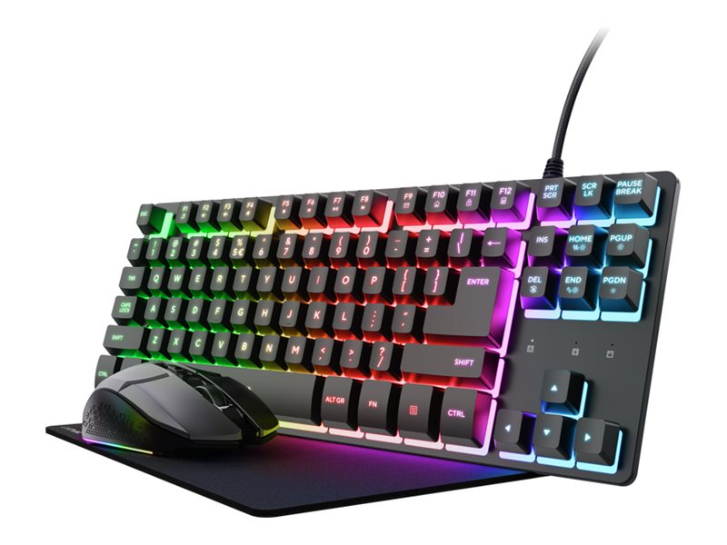 TRUST Gaming-Tastatur mit Maus – USB-Anschluss, deutsche Tasten