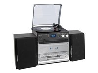 DENVER Audiosystem – DAB-Radio, CD/MP3-Player, Plattenspieler