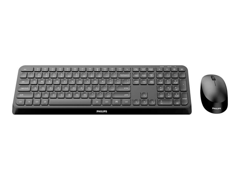 Philips Kabelloses Tastatur-Maus-Set – Ergonomisch, für Rechts- und Linkshänder