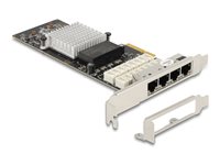 Delock Netzwerkadapter – 4-fach Gigabit LAN, PCI Express