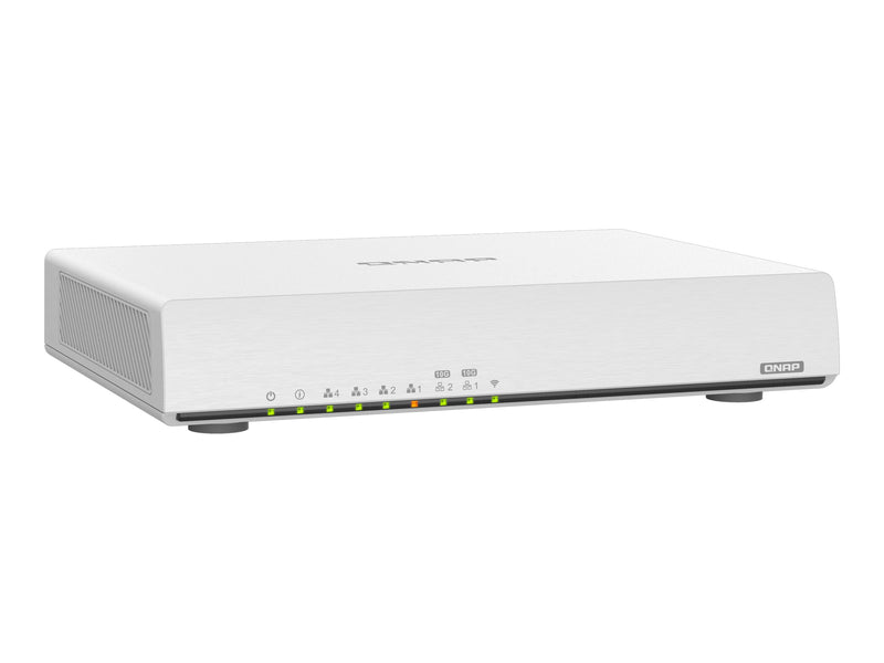 QNAP WLAN-Router – 10G Wi-Fi 6, geräuschlos, ideal für Home Office