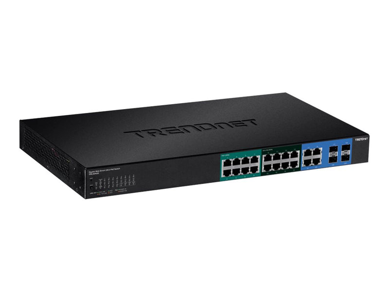 TRENDnet 20-Port Switch – Gigabit, PoE für einfache Netzwerke
