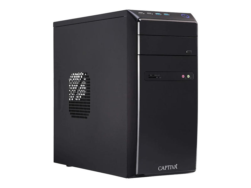 Captiva Desktop-PC – Intel i3, 8 GB RAM, 500 GB SSD