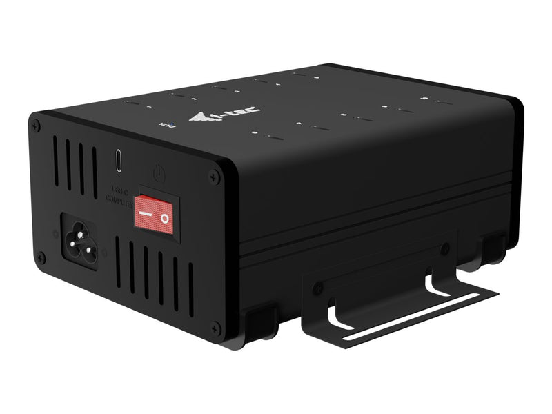 I-tec USB-Hub – 10 Anschlüsse, schnelles Laden und Datenübertragung