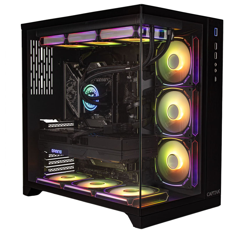 Captiva Highend Gaming-PC – Leistungsstark mit 64 GB RAM, 2 TB Speicher